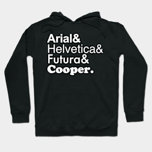 Fonts List Hoodie